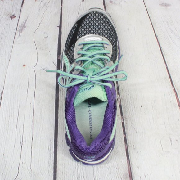 Asics Gel Cumulus 16 Blue Mesh Breathable Running Shoes Size US 7.5 - Picture 6 of 9